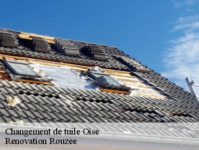 Changement de tuile 60 Oise  Renovation Rouzee