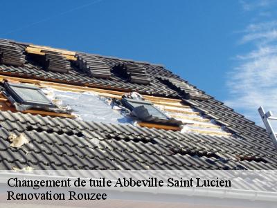 Changement de tuile  abbeville-saint-lucien-60480 Renovation Rouzee