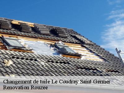 Changement de tuile  le-coudray-saint-germer-60850 Renovation Rouzee