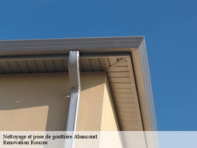 Nettoyage et pose de gouttière  abancourt-60220 Renovation Rouzee