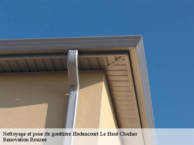 Nettoyage et pose de gouttière  hadancourt-le-haut-clocher-60240 Renovation Rouzee