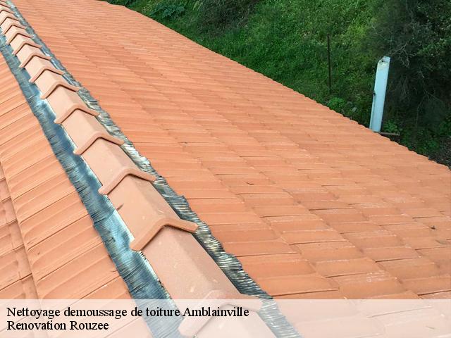 Nettoyage demoussage de toiture  amblainville-60110 Renovation Rouzee