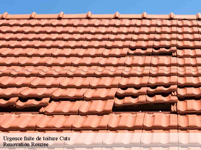 Urgence fuite de toiture  cuts-60400 Renovation Rouzee