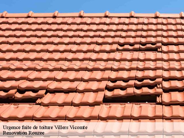 Urgence fuite de toiture  villers-vicomte-60120 Renovation Rouzee